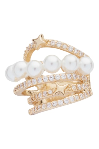 Earcuff - Banhado a ouro amarelo