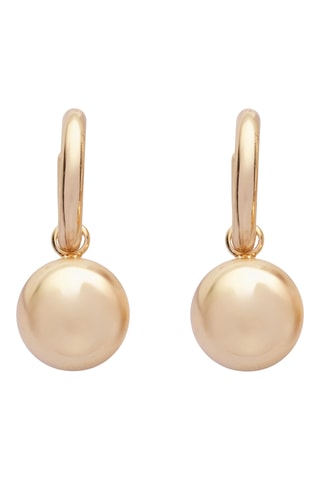 Argolas - Banhado a ouro amarelo