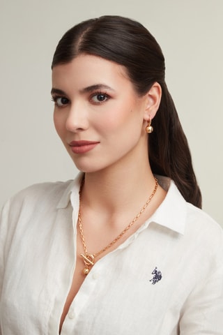 Argolas - Banhado a ouro amarelo