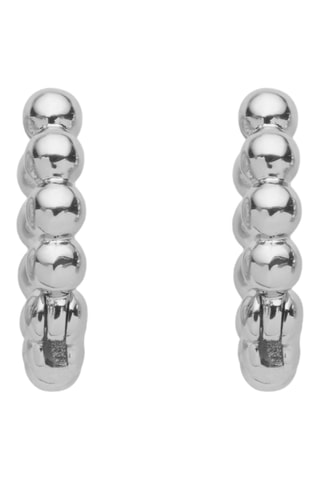 3 pares de argolas - Prateado