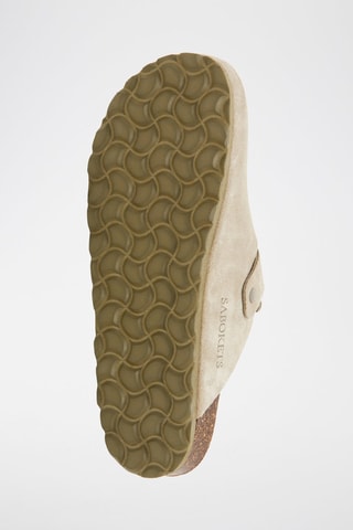 Nubuck Muiltjes - Kaki