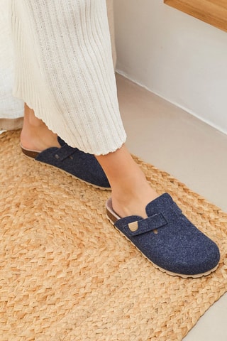 Clogs Rosso Marineblauw