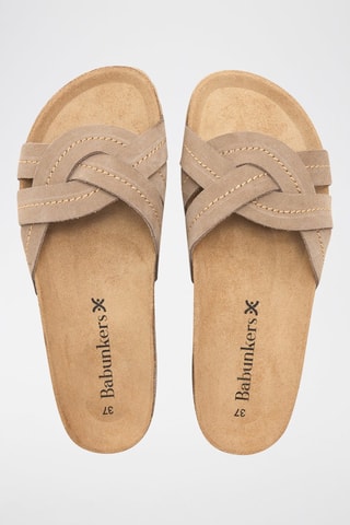 Leren Muiltjes - 
Bruin