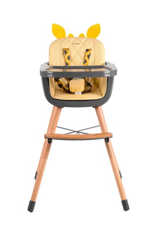 Chaise haute en bois Girafe - Dès 6 mois - Jusqu'à 30 Kg