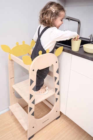 Tour d'observation en bois girafe - Dès 18 mois