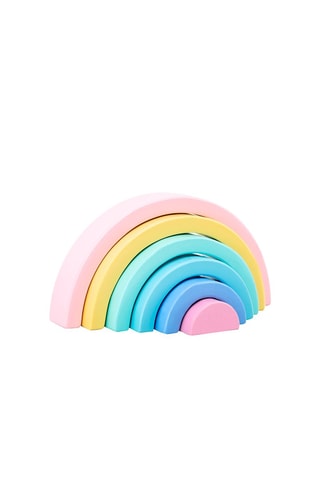 Jeu arc-en-ciel en bois - Dès 12 mois