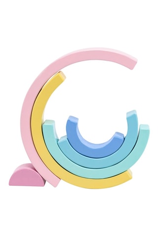 Jeu arc-en-ciel en bois - Dès 12 mois