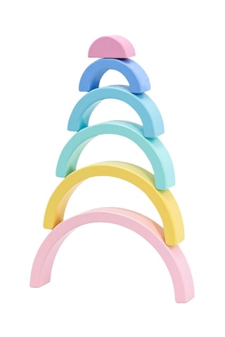 Jeu arc-en-ciel en bois - Dès 12 mois