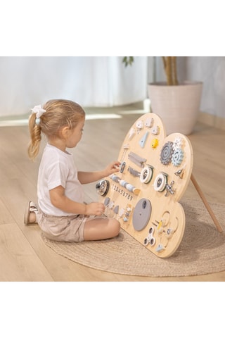 Tableau d'activité nuage en bois - Dès 18 mois