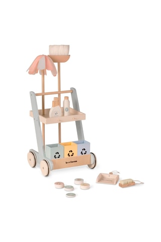 Chariot de ménage en bois - Dès 2 ans