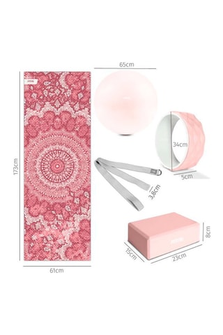 Pack ioga Kitwell-500 Rosa