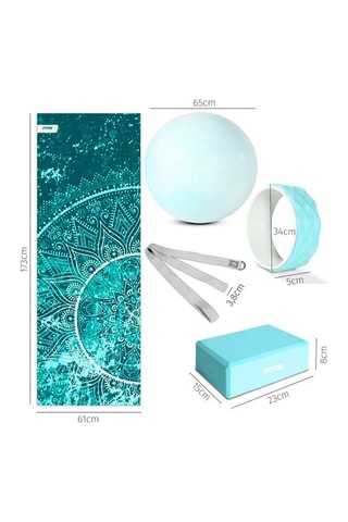 Pack ioga Kitwell-500 Azul