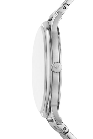 Montre à quartz en acier - Argenté et vert