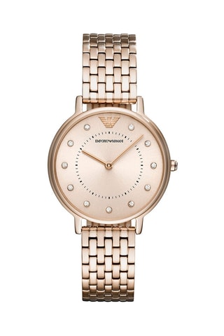 Montre à quartz en acier Kappa -  Rose