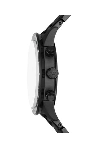 Montre à quartz en acier - Tachymètre et chronographe - Noir et vert