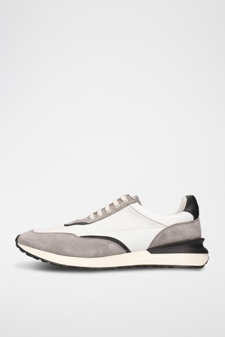 Nappaleren sneakers Rocco- Donkergrijs