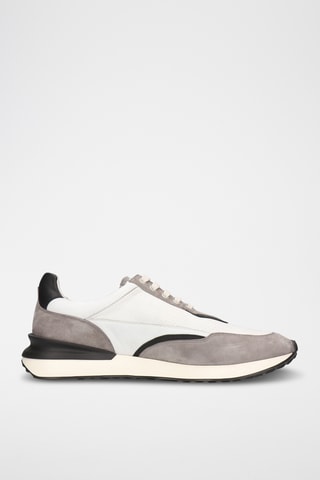 Nappaleren sneakers Rocco- Donkergrijs