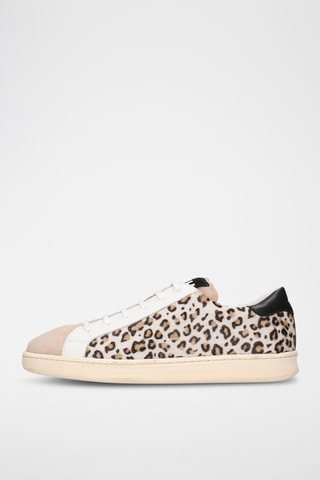 Leren Sneakers Jaxson 5- Beige