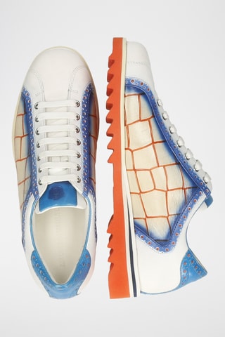 Leren Sneakers Hadrian 7 - Wit