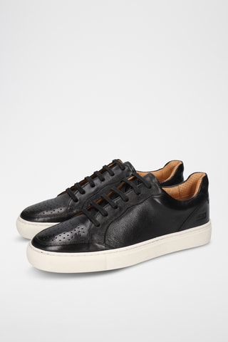 Leren Sneakers Tyler - Zwart