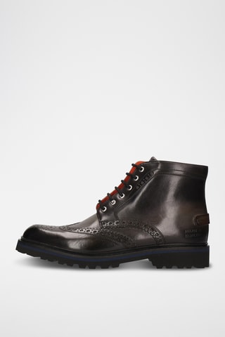 Splitleren enkellaarzen Pierce- Zwart