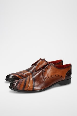 Leren Brogues Toni- Bruin en Zwart