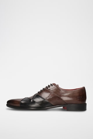 Leren Brogues Toni- Bruin en Zwart