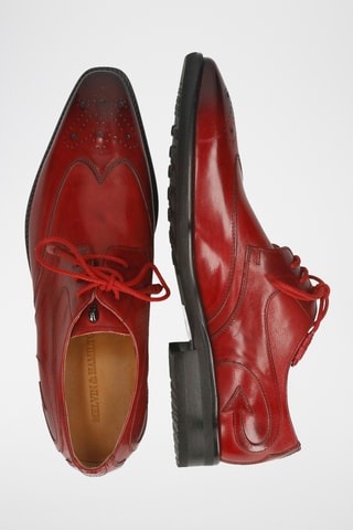 Leren Derby's Elvis- Rood