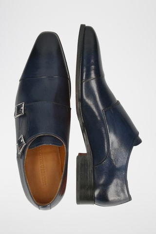 Leren Derby's Lance 1 Marineblauw