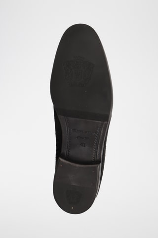 Derbys en fourrure de cuir Primo 1 - Noir
