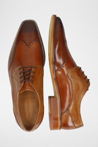 Leren Derby's Alex- Camel