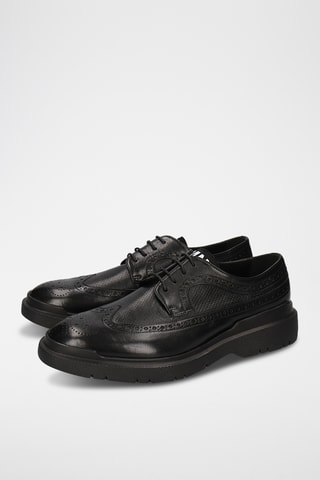 Derby's van leer Denison- Zwart