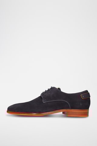 Nubuck Derby’s Bond- Marineblauw en Oranje