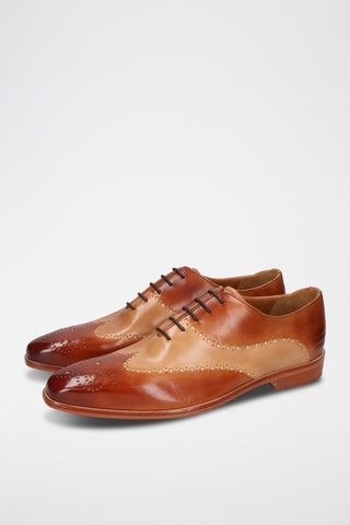 Leren Brogues Lance- Bruin