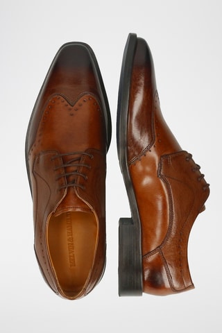 Leren Derby's Alex- Camel