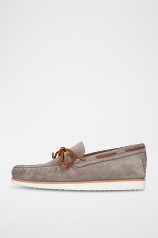 Nubuck bootschoenen Nelson- Lichtbruin