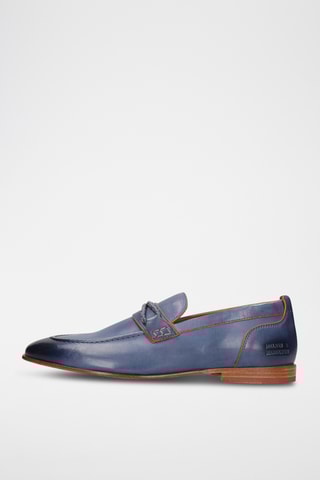 Leren mocassins Santo Marineblauw