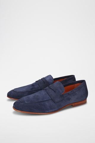 Mocassins van nubuck Alonzo 1 Marineblauw