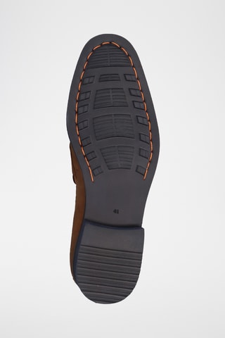 Mocassins van nubuck Romario Bruin