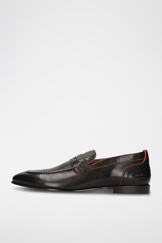Leren mocassins Santo Zwart