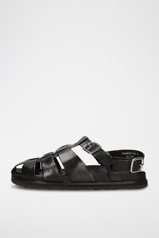 Sandalen van splitleer Robert 40- Zwart