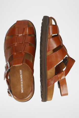 Leren Sandalen Robert - Camel