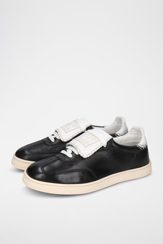 Schapenleren Sneakers Milani - Zwart