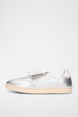 Leren Sneakers Milani- Zilverkleurig