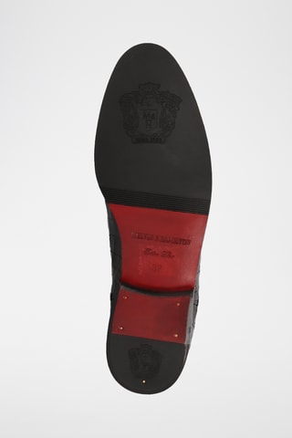 Leren Chelsea enkellaarzen - Zwart