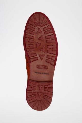 Lakleren Chelsea enkellaarzen Selina- Bordeauxrood