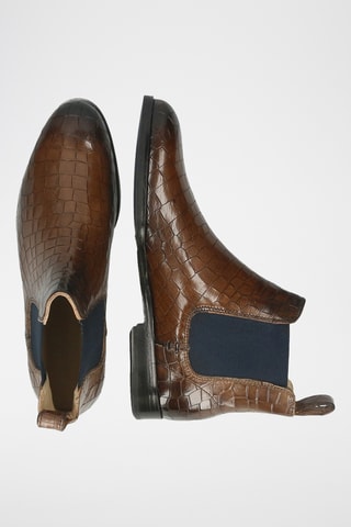 Leren Chelsea Enkellaarzen Susan- Lichtbruin