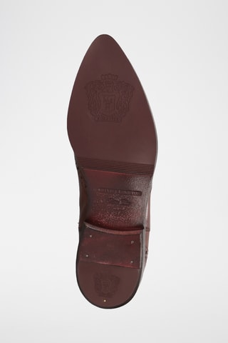 Leren Chelsea enkellaarzen Jessy- Donkerbruin