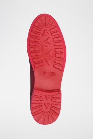 Lakleren Chelsea enkellaarzen Selina- Fuchsia