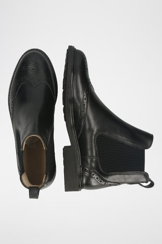 Leren Chelsea enkellaarzen Selina- Zwart